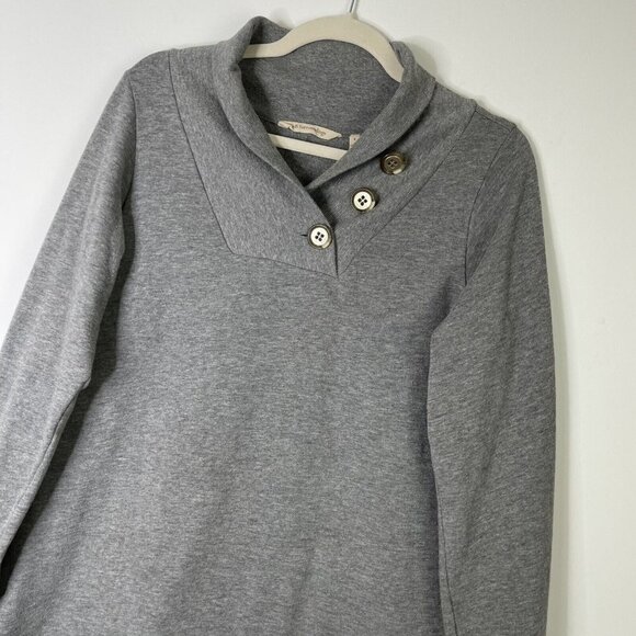 Soft Surroundings Sweatshirt Tunic Top Women’s Size Small Gray - Picture 2 of 8